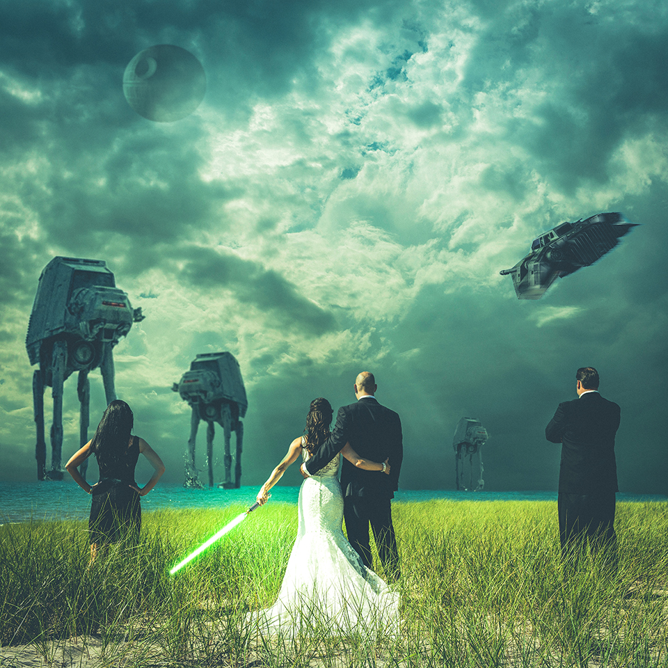 wedding star wars theme