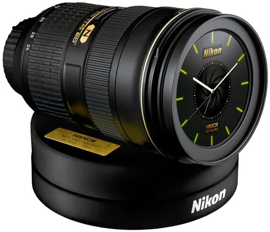 nikon lens clock