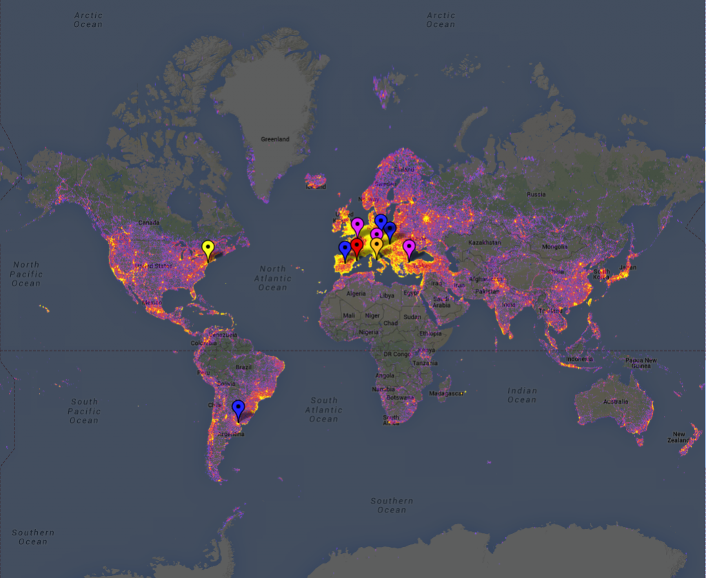 google heat map