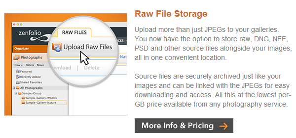raw file storage