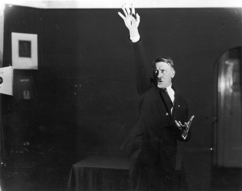 ADOLF HITLER PRACTICING